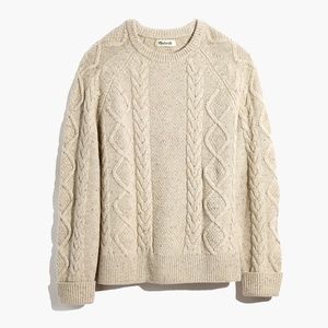 Madewell Men's Cableknit Fisherman Sweater